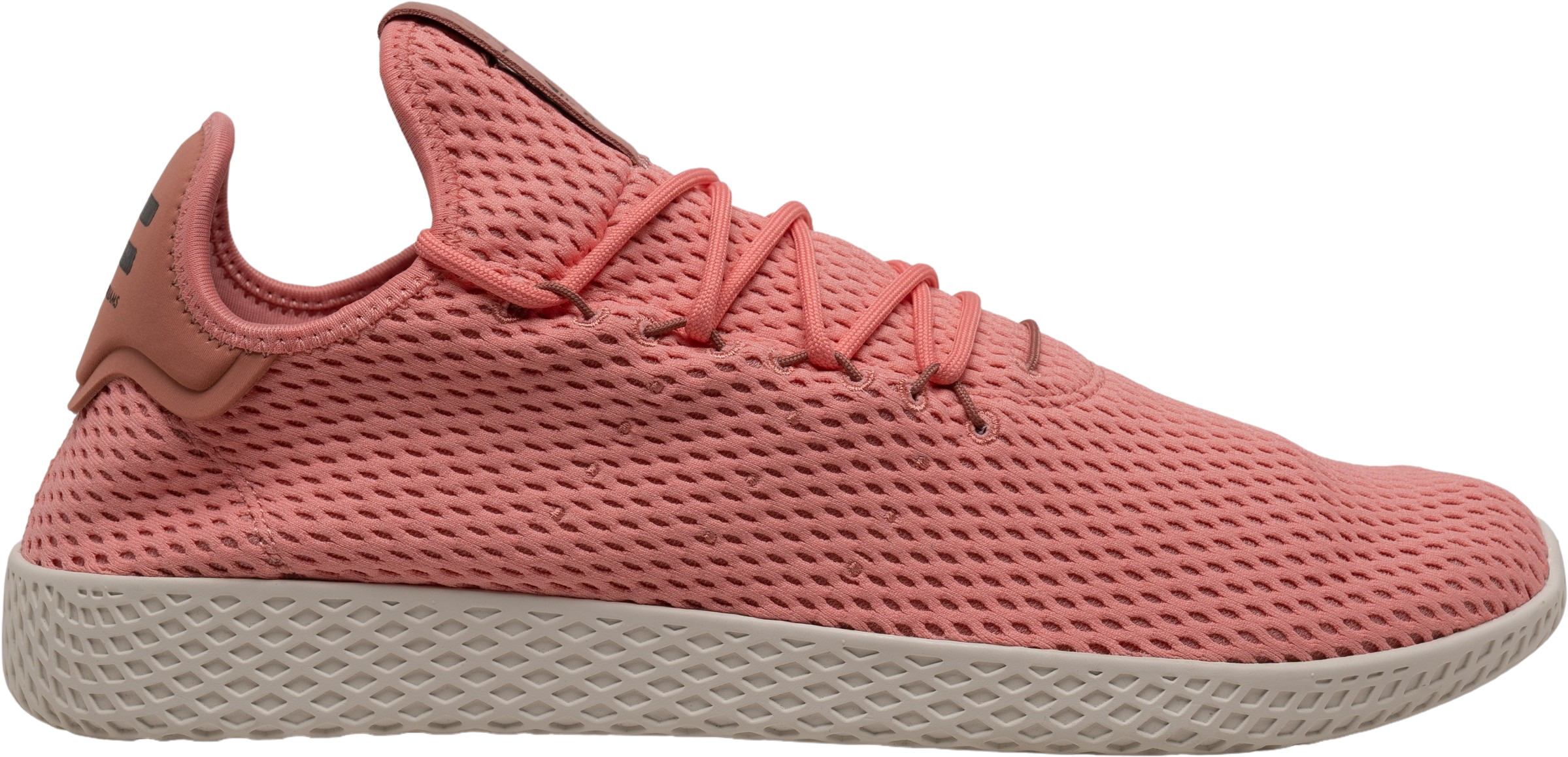 Adidas Pharrell Williams Tennis HU Lace Up Sneakers, Rose Pink, Men’s Size  8.5