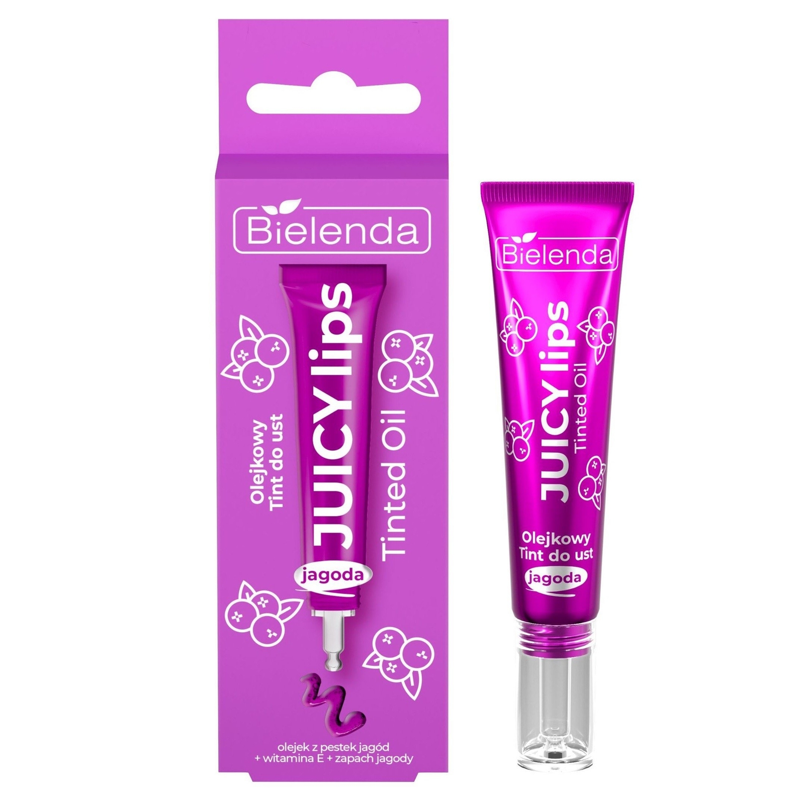 Bielenda Juicy Lips Tinted Berry Lip Oil 10g