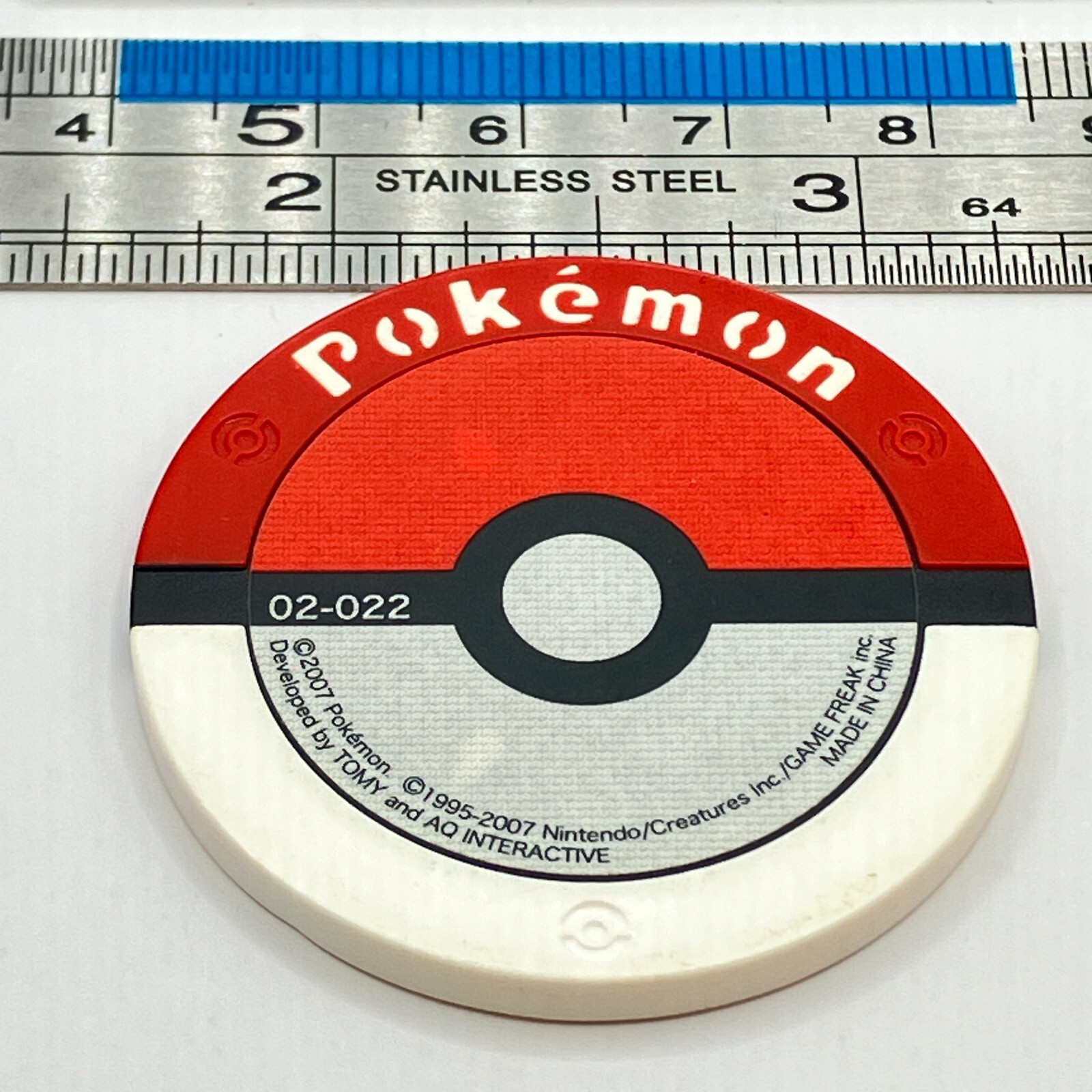 Turtwig - Pokemon Arcade Game Token 02-022 Tag Coin TOMY 2007 Japanese ...