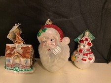NWT Old World Christmas Ornaments - U Choose Church, Santa, Snowman