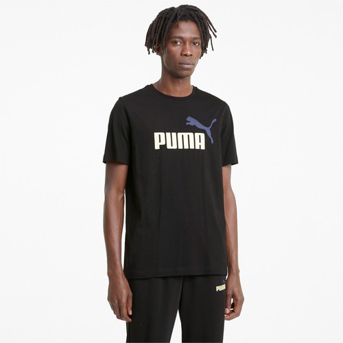 PUMA Herren ESS+ 2 Col Logo Tee / T-Shirt Kurzarm Sportshirt Trainingsshirt - Picture 17 of 25