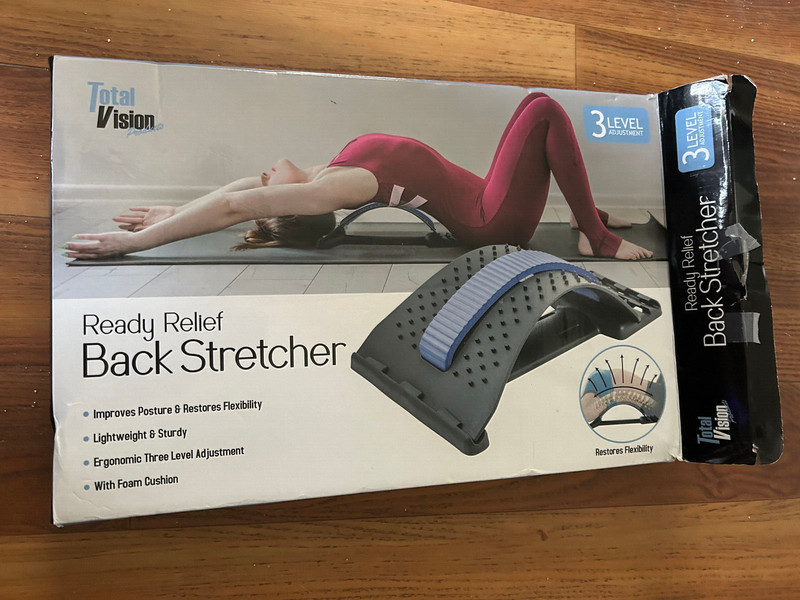 Total Vision Ready Relief Back Stretcher 3 Level Adjustment