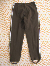 Pantalon Etrier sous pied Adidas 70'S Marron Survetement vintage Ventex - S