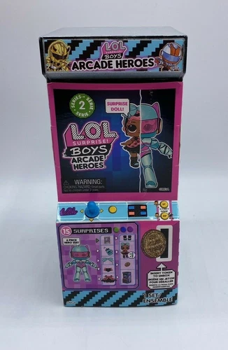 2021 LOL Surprise Boys Arcade Heroes Rare Girl Doll 15 Surprises Series 2 