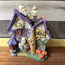Spooky Hotel Lighted Halloween Village -no Light