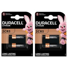 2 x Duracell 2CR5 Lithium Photo 6V Batteries EL2CR5 KL2CR5 EL2CR5BP RL2CR5 DL245