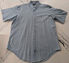 Vintage Ralph Lauren Polo Country Dry Goods Button Chambray Shirt Men's Large