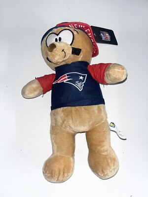 NEW! NFL Good Stuff New England Patriots Football Bear 14'' Plush With Tags