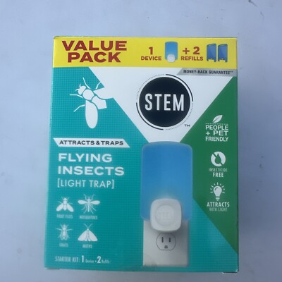 STEM Light Trap Attracts and Traps Flying Insects Starter Kit 1 Device ...