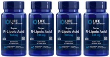 SUPER R-LIPOIC ACID ANTI-AGING  LIVER HEALTH 240 mg 240 Vege Cap LIFE EXTENSION