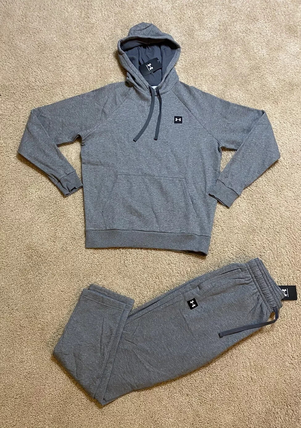 Under Armour UA Rival Men's Fleece Sweatsuit 2 Piece Hoodie 