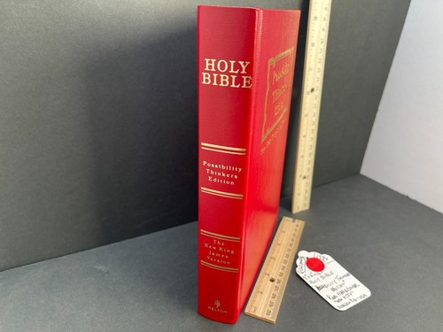 (RB-807) Vintage 1984 Possibility Thinkers Bible, NKJV, Nelson RED HARDCOVER - Foto 2 di 23