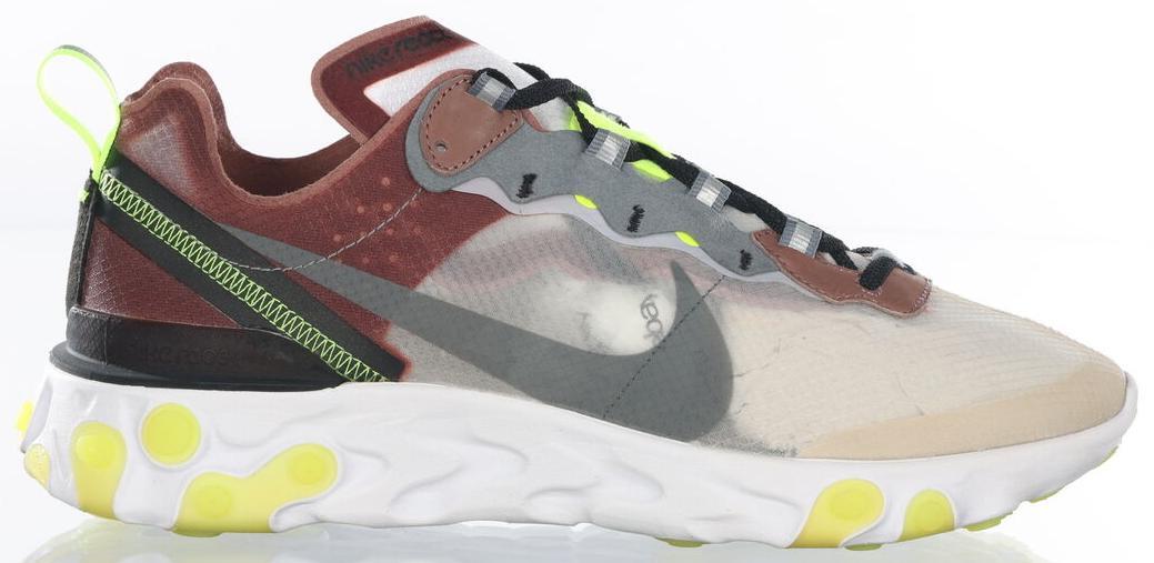 nike react element 87 brown orange