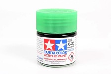 TAM81025 Tamiya Acrylic X-25 Gloss Clear Green 23ml