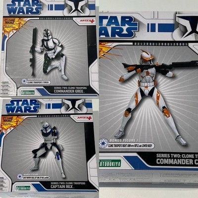 Star Wars - Kotobukiya ArtFX Serie 2: Rex, Gree, Cody & Clone Trooper Neu in OVP