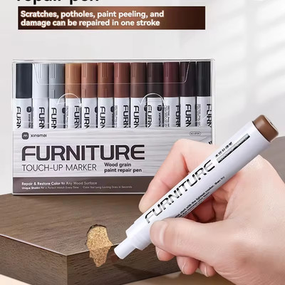 1set Furniture Touch Up Repair Kit Wood Scratch Marker & Filler Sticks - NEW*