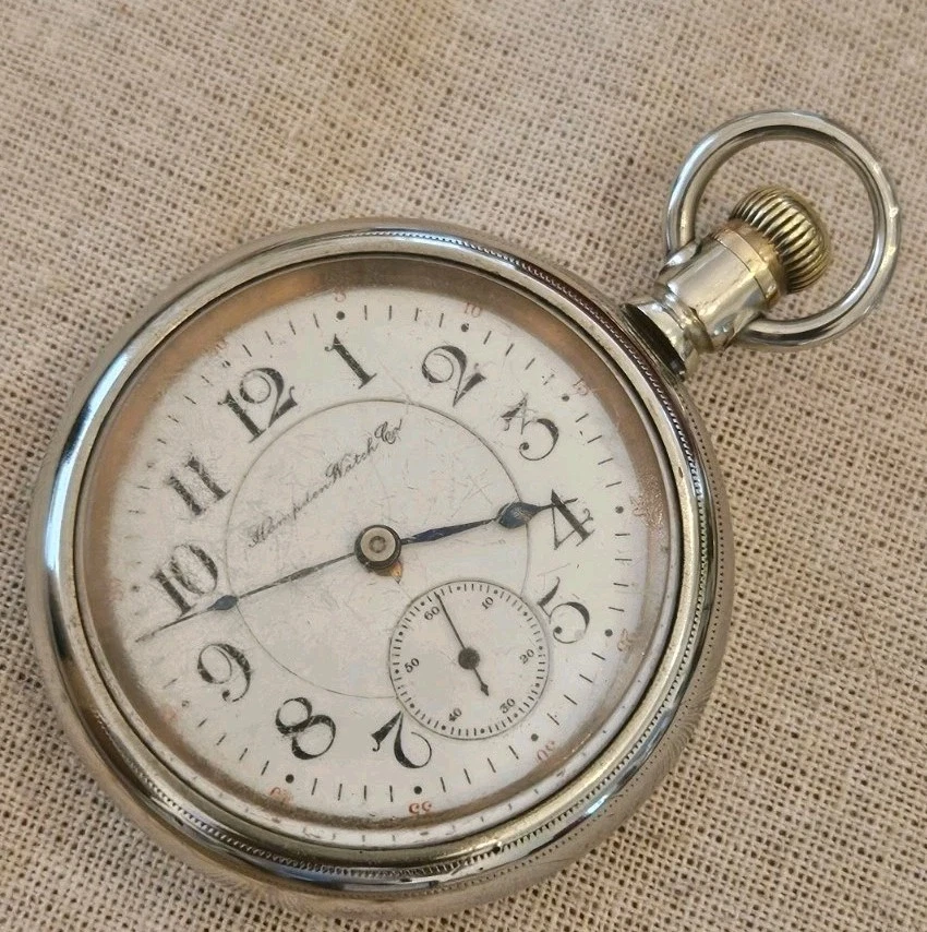 Hampden Pocket Watch Pocket Watches with Vintage for sale | eBay
