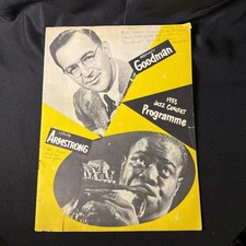 1953 Jazz Concert Programme Benny Goodman Louis Armstrong