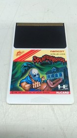 NAMCOT PC Engine Soft Splatter House Used