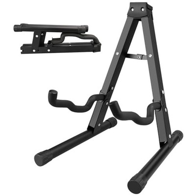 DkOvn 1/2/4 Pack Folding Guitar Stand, with Non-Slip Rubber and Foam Arms