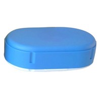 Brotdose Oval In Blau BrotbüChse Brotbox Dose Lunchbox