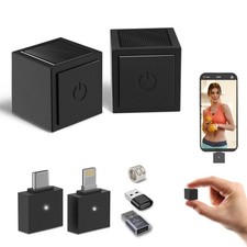 Wireless Lavalier Microphone, Ultra-Compact DesignMini Mic for iPhone//iPad/A...