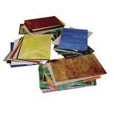 8" X 12" Variety Stained Glass Pack 8 Sheets