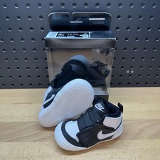 Nike Air Jordan 1 Retro High OG Black White Crib Bootie Baby Size 4C