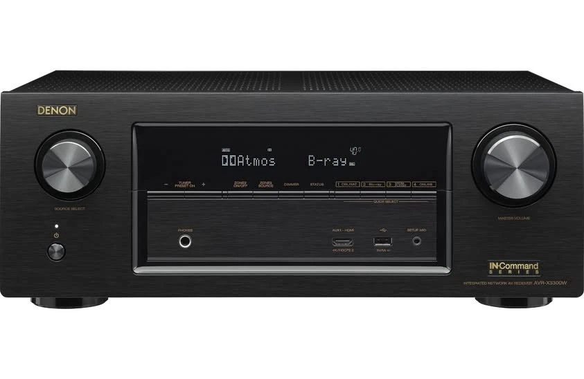 Denon AVR-X3300W 7.2 Ch. 105W 4K HDMI AV Receiver - NEW In Box NIB - Image 4 of 4