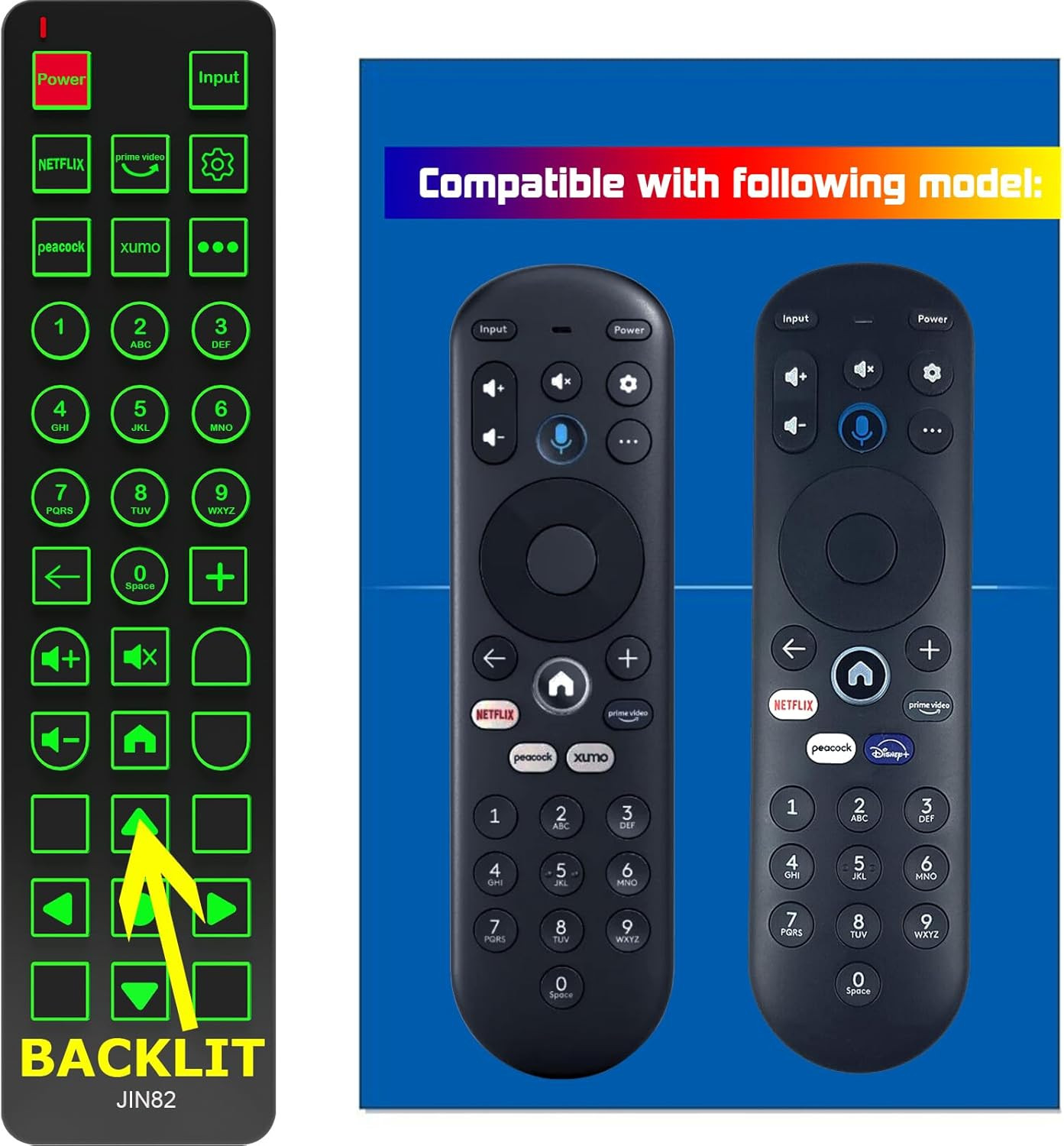 Replacement Remote Control for Element Xumo Stream Box Review 4K UHD Smart TV E5