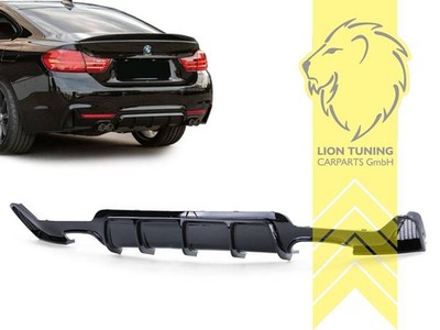 Heckansatz Heckspoiler Diffusor für BMW F32 Coupe F33 Cabrio F36 für M-Paket sch