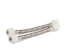Hep2o Push Fit Systems Flexible Tap Connector HD225B/22W 22MM x 22MM X 2 packs