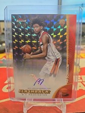 2024-25 Topps Finest Basketball Aj Johnson /25 Rookie FlashBack Autograph KH2