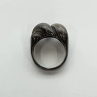 Vintage James Avery .925 13.83g Silver Modernist Abstract Dome Size 10 Ring
