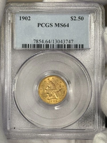 1902-P Liberty Quarter Eagle — photo from the most recent tracked eBay sale