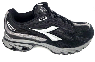 Diadora Mythos Propulsion 280 Suede Damenschuhe Sneaker in Schwarz Grau