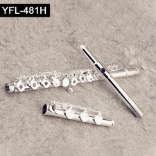 Japan 481H Flute silvering mouthpiece 17 open hole C Key Cupronickel with B foot