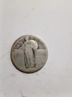 standing liberty quarter. no date
