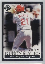 2001 Pacific Private Stock Silver Portraits /290 Ruben Mateo #118