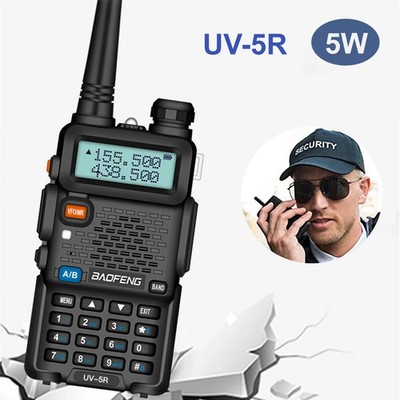 UV-5R Walkie Talkie Dual-Band 128 Channels Long Range Two Way Radios