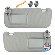 Pair of Left and Right Sun Visor with Holders for Toyota Corolla 2009 2010 2011
