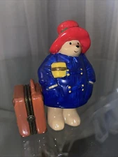 Vntg Paddington Bear Trinket Box Christmas New Old Stock P&CO LTD