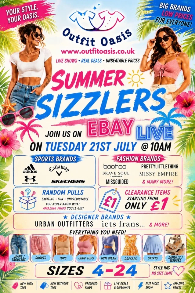 Summer Sizzlers New With & Without Tags