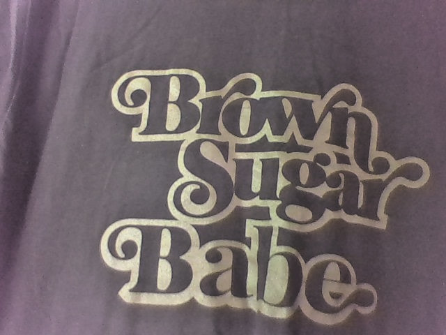 Brown Sugar Babe Women's Brown XL T-Shirt Short Sleeve