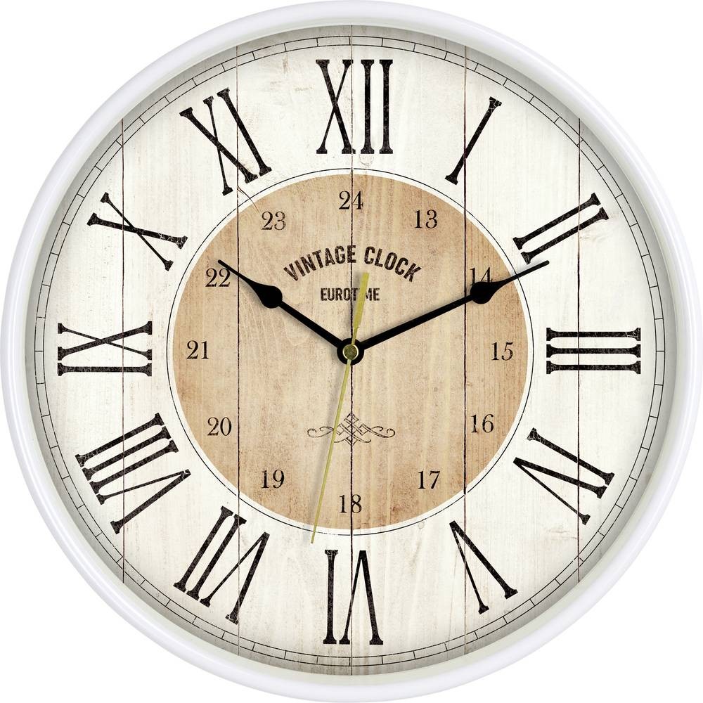 Horloge murale EUROTIME 81748-07 grand affichage pour seniors
