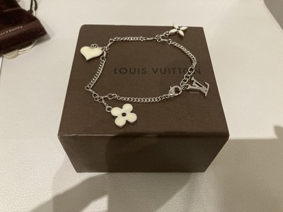 Atemberaubendes authentifiziertes Louis Vuitton blühende Blume Bettelarmband Staubbeutel/Box