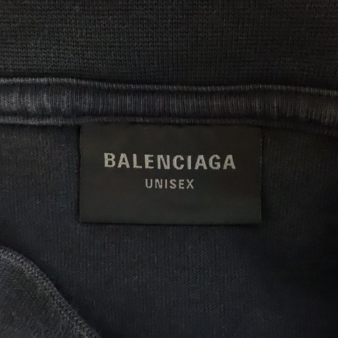 BALENCIAGA 22AW XXXL LOGO EMBROIDED L S Tee Embroidered Long Sleeve T-Shirt Used thumbnail 6