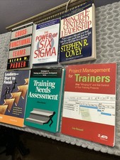 Business Leadership Training Books Lot Of 6 Covey Parker Russell Rossett Etc