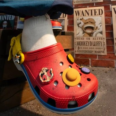 CROCS One Piece Luffy Classic Clog 212125 Unisex Sandals Slippers