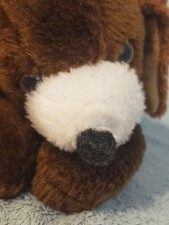 VTG Dakin Drooper Plush   Brown Puppy Dog 1970s 8"-RARE PUP  